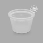 Deli Containers with Lids | 16oz, 24oz or 32oz | Clear | Plastic Food Storage Containers | 240 Sets - Image 6