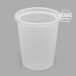 Deli Containers with Lids | 16oz, 24oz or 32oz | Clear | Plastic Food Storage Containers | 240 Sets - Image 8