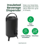 Stainless Steel Insulated Beverage Dispenser | Thermo Bucket | 10L | For Hot Drinks | 1pc - Image 3