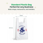 Four cups | Disposable Beverage Carry Bag | 100 pcs - Image 4