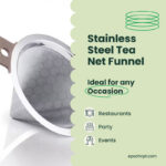 Stainless Steel Tea Funnel Filter | Fine Net | 1 pc - Image 5