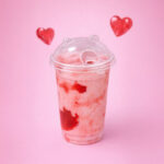 90mm | Bear Lid for Plastic Cups | 500 pcs | Cute Valentine's Lid For Cup - Image 2