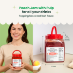 Peach Fruit Jam | Smoothie Paste | 5.9 LB - Image 3