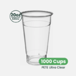 20oz | 98mm | PETE Ultra Clear Cup | 1000 pcs
