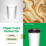 12oz | Double Wall Paper Coffee Cup | 90mm | 500 pcs - Image 7