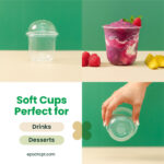 13oz | U-Shape | Clear | Soft PP Plastic Cold Cup | 95mm | 360ml | 1000 pcs - Image 7