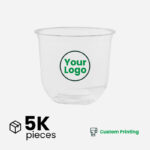 13oz | U-Shape | Clear | Soft PP Plastic Cold Cup | 95mm | 360ml | 1000 pcs - Image 9