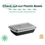 NB38 | 38oz PP Black Noodle Bowl | Takeout Food Bowl | 150 Sets - Image 6