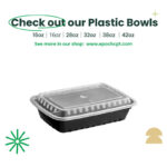 718 | 16oz PP Black Noodle Bowl | 150 Sets - Image 6
