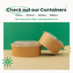 1300ml | 42oz Round Kraft Microwavable Take-Out Bowl | 300 pcs - Image 7