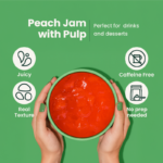 Peach Fruit Jam | Smoothie Paste | 5.9 LB - Image 2