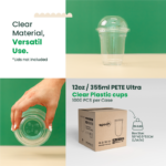 12oz | 98mm | PETE Ultra Clear Cup | 1000 pcs - Image 5