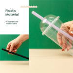 Boba Straw 1.2cm x 23cm | Clear, Black or Pastel Colors - Image 5