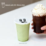 Cup Sealing Film for Bubble Tea | Cartoon Faces | Plastic Sealer Film Roll for Boba Cups | 2000 pcs - Image 6