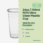 24oz | 98mm | PETE Ultra Clear Cup | 1000 pcs - Image 6