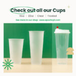 13oz | U-Shape | Clear | Soft PP Plastic Cold Cup | 95mm | 360ml | 1000 pcs - Image 14