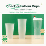 24oz | A Shape | Crystal Plastic Cup Hard | 90mm | 700ml | 500 pcs - Image 11