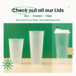 95mm | Clear Flat Lid | 1000 pcs - Image 8