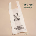 Small Plastic Bag for One Drink Cup | Disposable Beverage Carry Bag