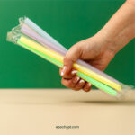 Boba Straw 1.2cm x 23cm | Clear, Black or Pastel Colors - Image 2