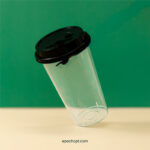 90mm | Plastic Lid with Plug | Black, White, Clear, Frosted | 1000 pcs - Image 2