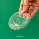95mm | Clear Flat Lid | 1000 pcs - Image 2