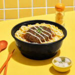NB42 | 42oz PP Black Noodle Bowl | Takeout Food Bowl | 150 Sets - Image 2