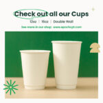 16oz | Double Wall Paper Coffee Cup | 90mm | 500 pcs - Image 9