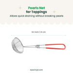 Pearls Net for Boba Shops | Tapioca Pearl Strainer Tool | 1 pc - Image 4