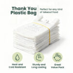 Thank You Plastic Bags Wholesale | Takeout Bags for Restaurants & Retail | 1000 pcs - Image 3
